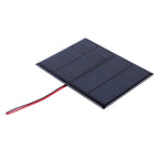 3W 12V Mini Small Solar Panel 0-125MA DIY Polysilicon Solar Epoxy Cell Charger  with Cable for 9-12V Battery/Mobile Phone
