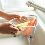 Kitchen Sink Drain Basket Stainless Steel Triangle Food Vegetables Peel Egg Filter Storage Organizer Kitchen Shelf Rack Drainier