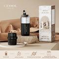 Double Layer Vacuum Insulated Juicer 304 Stainless Steel Juicers 350ml USB Charge Portable 26 Blades Strong Power Freesh Juicer
