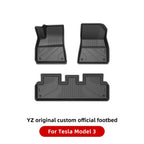 YZ For Tesla Floor Mats Model 3 Y Highland 2021-2024 Car Four Seasons Waterproof Non-slip Floor Mat TPE Special Car Accessories