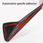 100% Real Carbon Fiber Side Camera Cover For Tesla Model Y Juniper 2025  Model 3 2017-2025 Leaf Board Sticker Accessories