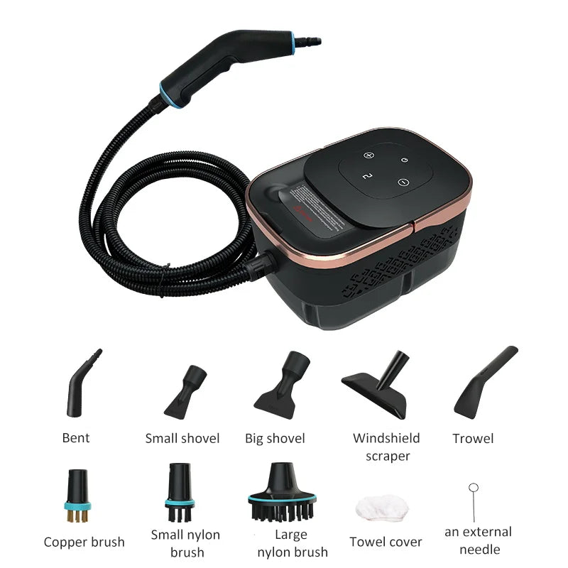 High Pressure Steam Cleaning Machine Household 1250MLSteam Cleaning Machine for Air Conditioning Kitchen Car Furniture Cleaning