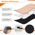 Large Orthopedic Dog Bed with Cotton Bolster