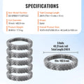 VEVOR Razor Wires  Razor Barbed Wire Razor Wire Fencing Fence Double Spiral Barbed Wire Galvanized Wire Rolls Razor for Garden