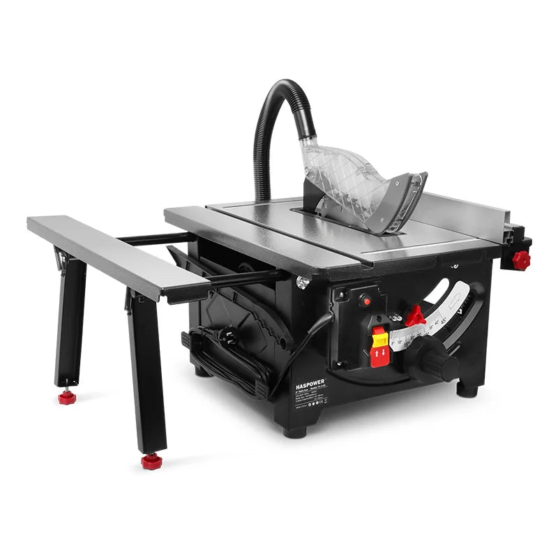 HASPOWER 8 Inch Woodworking Table Saw Portable  Wood Cutting Machine