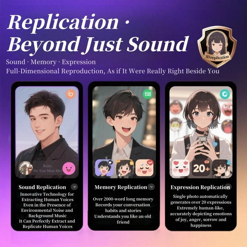 AI Voice Companion Chatbot AI Robot GPT Festival Gift Anime Girl Multilingual Multilingual Emotion Recognition Voice Interaction