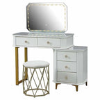 Girl Drawers Dresser Eithe Luxury Stool Women Wooden Makeup Storage Dressing Table Living Room Hotel Comoda Pra Quarto Furniture