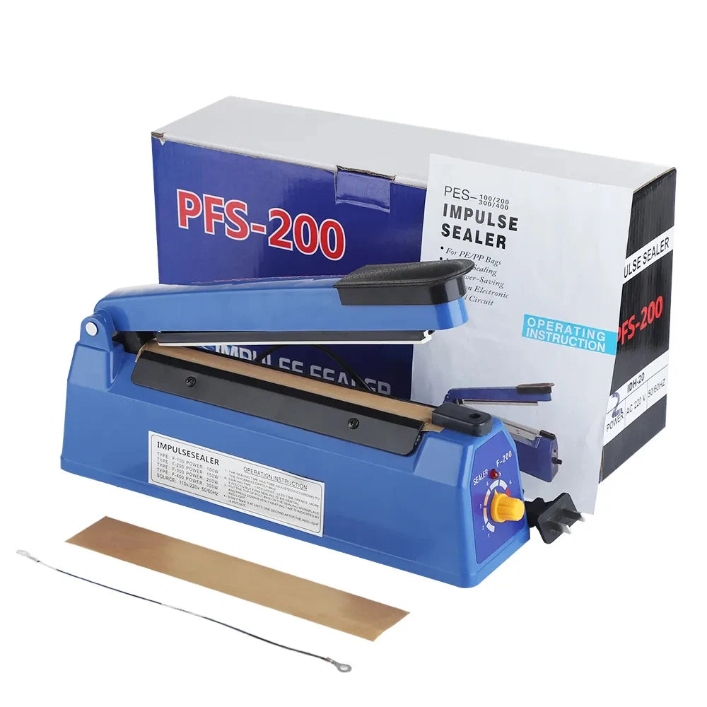 Electric Sealing Machine Plastic Bags Sealer Heat Sealer Hand Press Seal Food Plastic Bag Impulse Sealer Packaging Machine