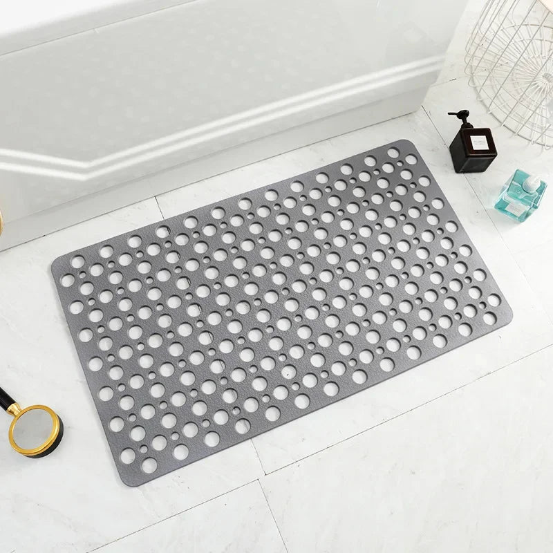Shower Bath Mat Environmental Protection Tasteless TPE Toilet Household Bathtub Bathroom Hollow Hydrophobic Thicken AntiSlip Pad