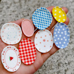8pcs Miniature Dollhouse Kitchen Dish Plate Tableware for doll Accessories