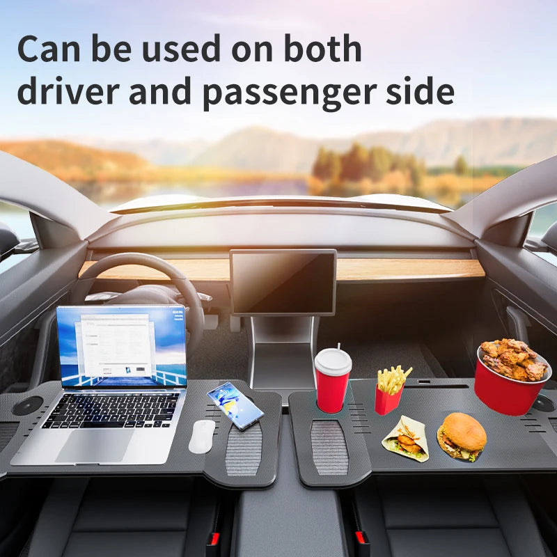 Portable Car Laptop & Food Tray Desk for Tesla Model 3 / Y