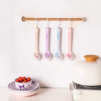 Hello Kitty Kuromi Kitchen Pot Scrubber  Dishwashing Wonder  Soft-Bristled Long-Handled Pot Scrubber for Home Use