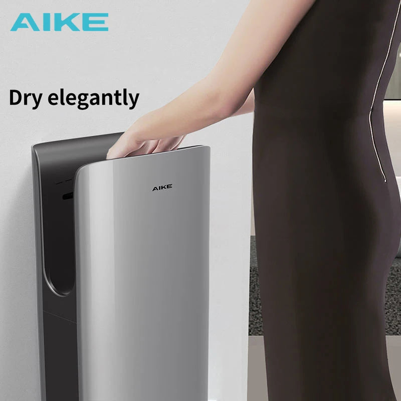 AIKE Automatic Hand Dryer HEPA Filtered Vertical Compact High Speed Je