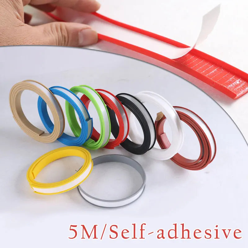 5M/Lot Car Door Protector U Shaped Furniture Cabinet Door Edge Guards Strip Rubber Moulding Sealing Scratch Protector Strip