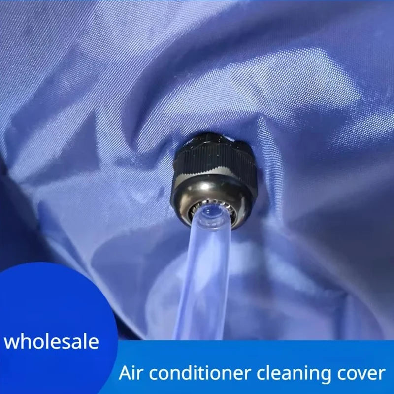 120cm Summer Air Conditioning Cleaning Bag Waterproof Kit Set Professional Hanging AC Dust Removal Sprayer Cleaner Brush Tools.