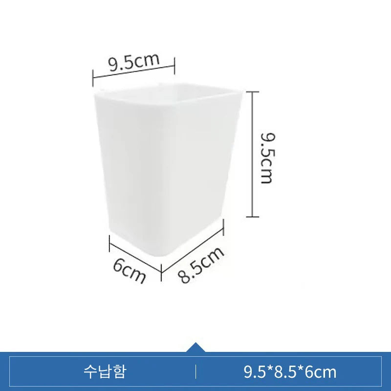 Bookshelf Bookcase With Grid Desktop Multi-layer Wrought Iron Shelf Student Computer Desk Table Hole Board Table Wooden Shelves