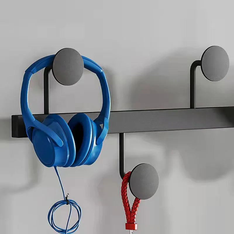 Japanese Style Minimalist Metal 4 Hooks Clothes Hat Rack Wall Hanging Creative Entrance Bedroom Decoration Foyer Hooks Hangers