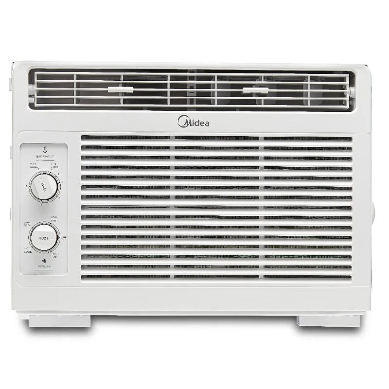 Midea 5,000 BTU 150 Sq ft Mechanical Window Air Conditioner, White, MA