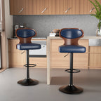 Home Bar Stools with Backrest (2-Pack)