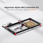 AlgoLaser Alpha MK2 22W 40X85CM Laser Engraving And Cutting Machine Cnc Desktop 20W Laser Engraver Rotary Roller Air Pump