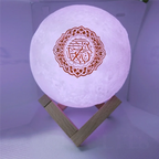 Muslim Night Light 3D Touch Moon with APP Remote Control LED Night Light Moon Light for Bedroom Decoration Coran Lamp