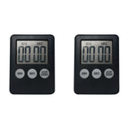 10-1PC Mini Electronic Timer Stopwatch LCD Display for Sports Exercise Baking Cooking Digital Timer Multi-Function Kitchen Timer
