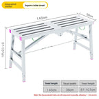 Folding telescopic stool single and double support scaffold hot dip galvanized folding footstool