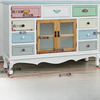 Cream Multipurpose Living Room Cabinets Child Safety Modern Display Cabinet Kitchen Storage Szafki Do Salonu Home Accessories