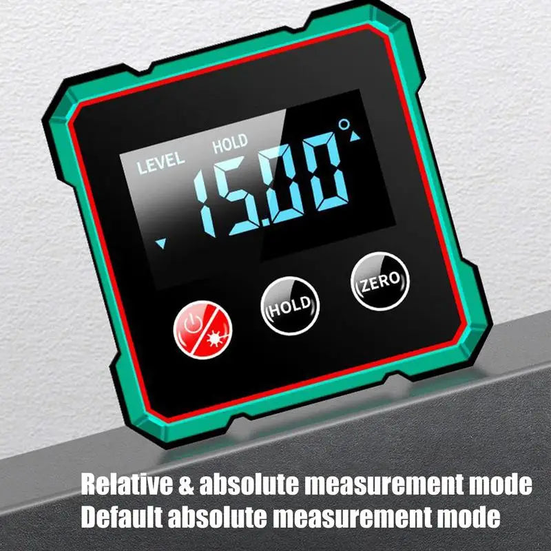 Digital Magnetic Angle Finder Protractor Cube for Woodworking & Leveling