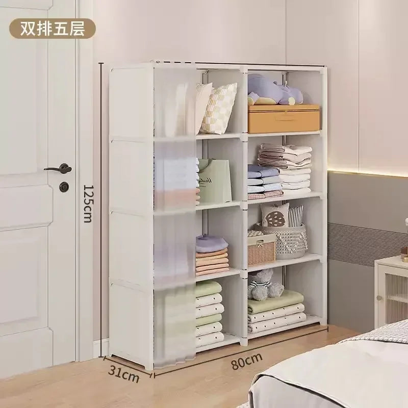 Open Closets Storage Locker Armoire Wardrobe Closet Folding Clothes Cabinet Dressing Rooms Dressers Bedroom Furniture Assembly