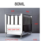 40pcs Stainless Steel Popsicle Mould Ice Lolly Mold For Popsicle Machine Fruit Shape DIY Ice Cream Molds With Sticks Holder