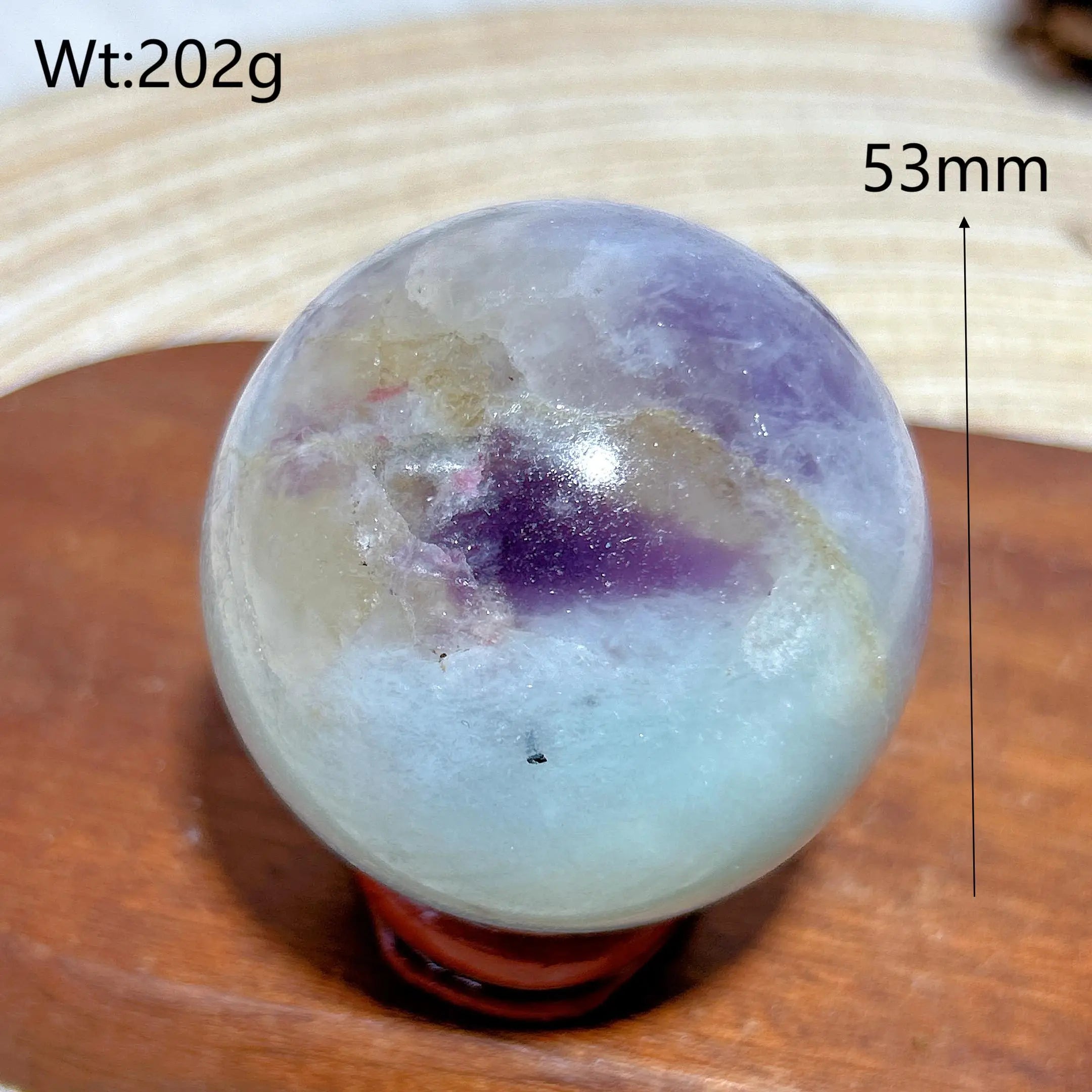 Healing Natural Crystals Unicorn Stone Pink Tourmaline Sphere Polished Gemstones Ball Home Decorations Room Decor Gift