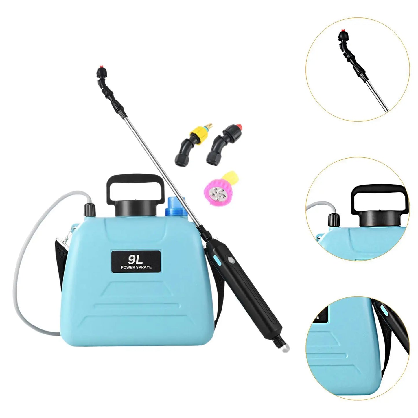 Garden Electric Sprayer Gardening Sprayer Portable Weed Courtyard Sprayer  Mist Nozzles Weed Sprayer Yard Water Level Scale