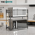 Kitchen Storage Rack Multi-Layer Microwave Rack Simple Standing Countertop Condiment Oven Organizer Shelf Kitchen Accessories