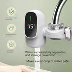 DIDI 3000W Instant Electric Hot Water Heater Faucet Digital Display Heating Tap Water Heater For Bathroom Faucet