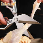 Kitchen Scissors Stainless Steel Cooking Accessories Multi Function Tool Food Scissor For Chicken Vegetables Barbecue Meat Fish