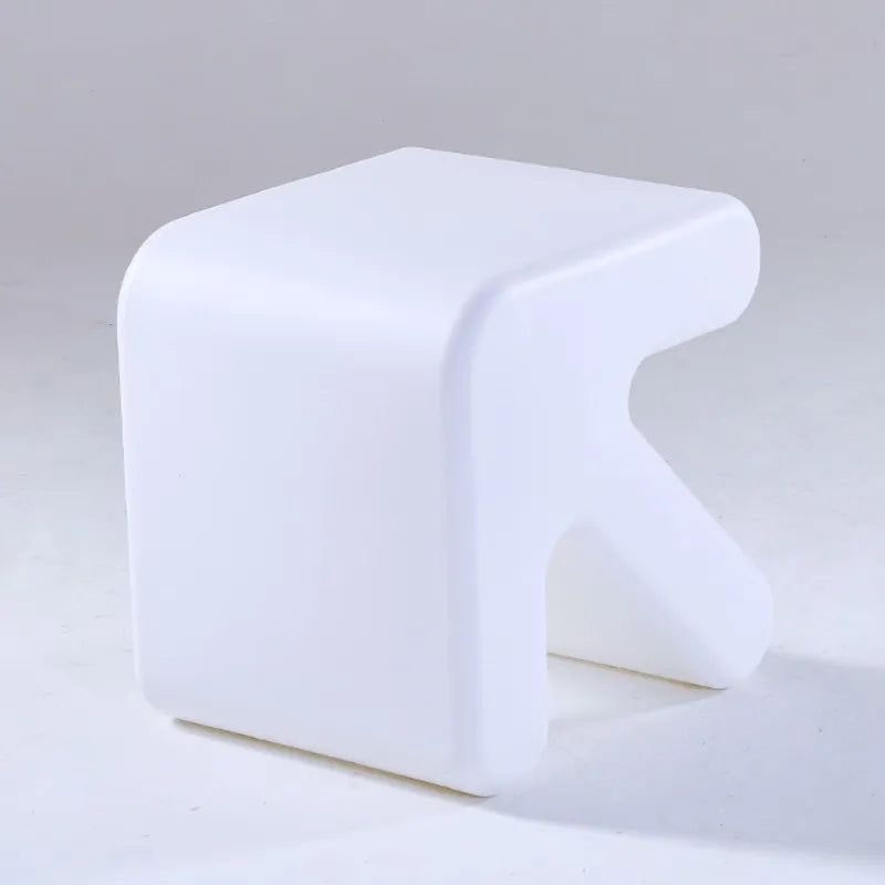 FULL LOVE Nordic Small Stool Household Children's Bench Creative Arrow Thickened Plastic Fitting Room Door Shoe Changing Stool