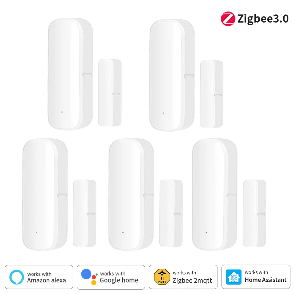 TNCE Tuya WiFi/Zigbee3.0 Smart Door Window Sensor Smart Home Security Alarm System Smart Life Tuya App Remote Control