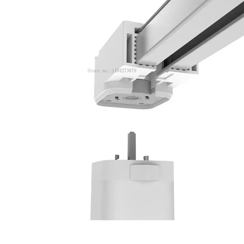 Aqara Smart Zigbee Curtain Drive Motor ZNCLDJ11LM with Electric Curtain Rail Track Set Mi Homekit APP Automatic Control System