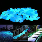 Luminous Stones Glow in The Dark Pebbles Glowing Stones Outdoor Walkways Home Garden Yard Decor Fish Tank Pebble Rocks