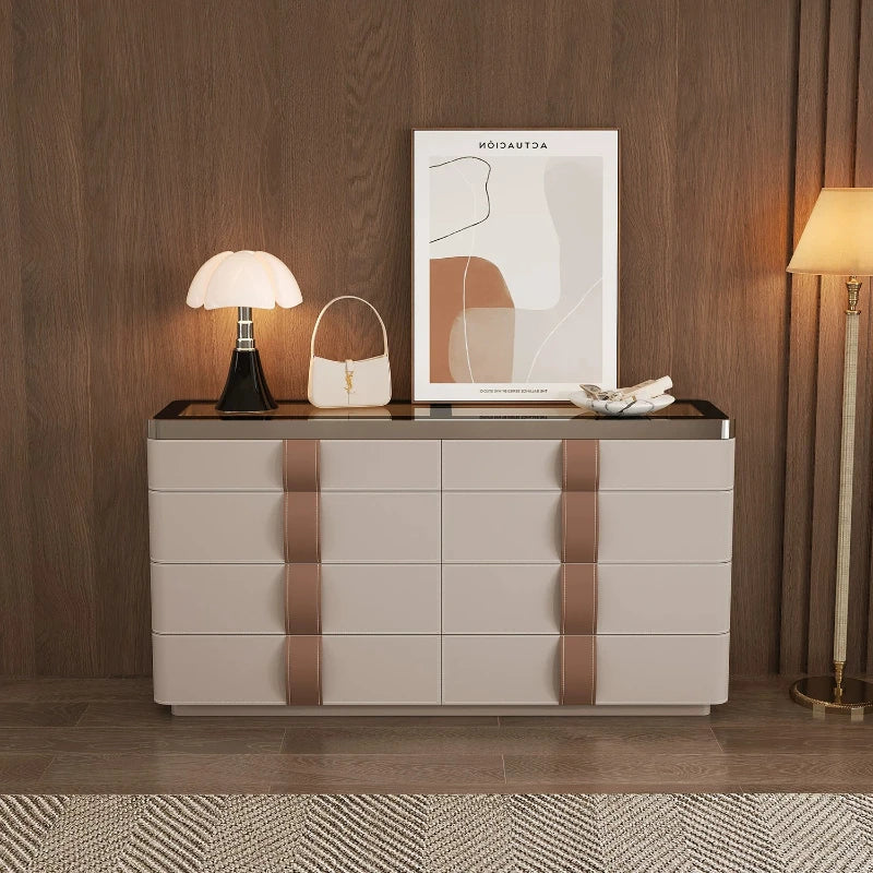 Living Room Modern Cabinets Knobs Italian Light Stainless Cabinets Wooden Storage Cassettiera Stanza Da Letto Home Accessories