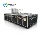 customize High End Commercial Kitchen System Smart Integrated Luxury Equipment for Hotel Restaurant Use
