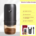 TINSOL 1800mAh Electric Coffee Bean Grinder 40 Speed External Adjustable Home Rechargeable Grinder Convenient Home Coffee Maker