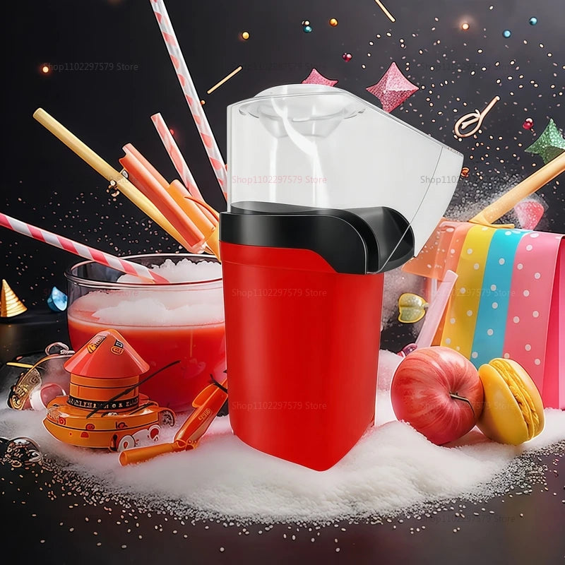 Electric Fully Automatic Home Kitchen Popcorn Machine 220V Compact Mini Snack Maker Ideal for Movie Night and Parties