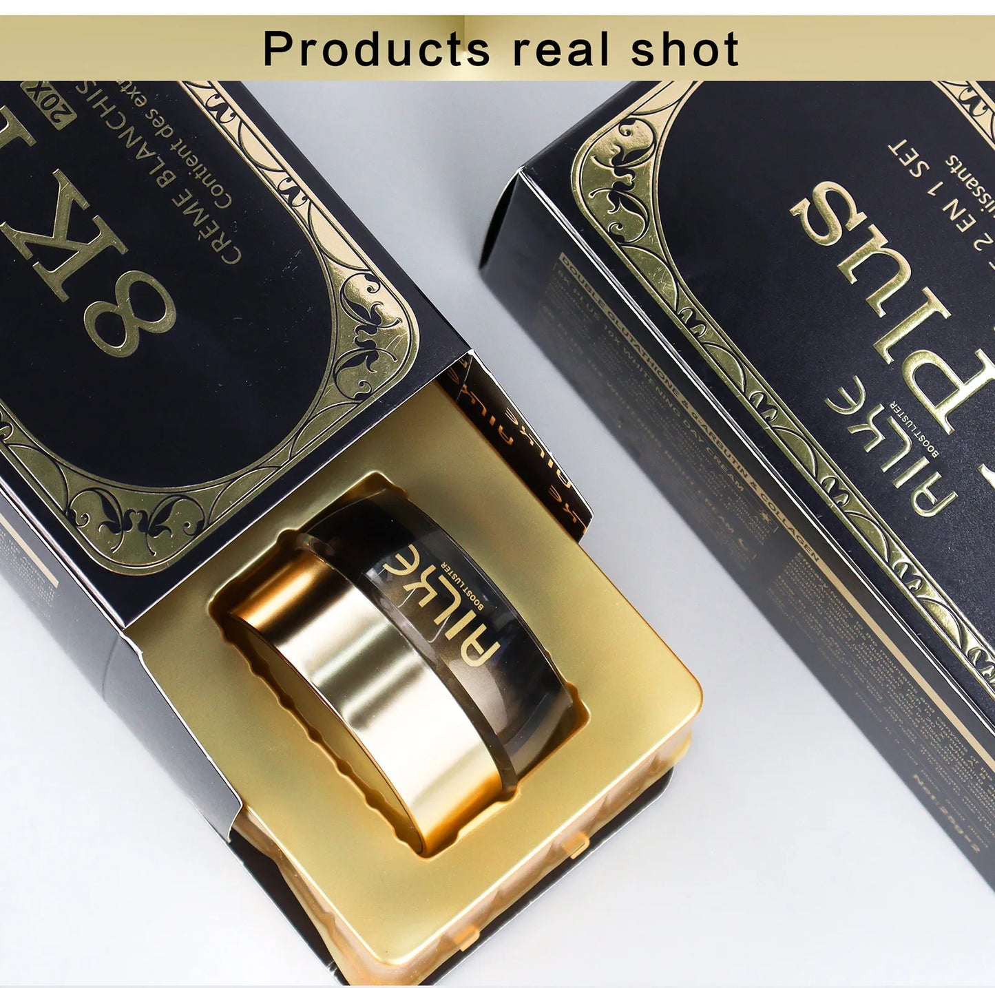 AILKE Whitening Face Cream - Reduces Dark Spots & Melanin with Collagen & Glutathione | All Skin Types | AlluCanFind