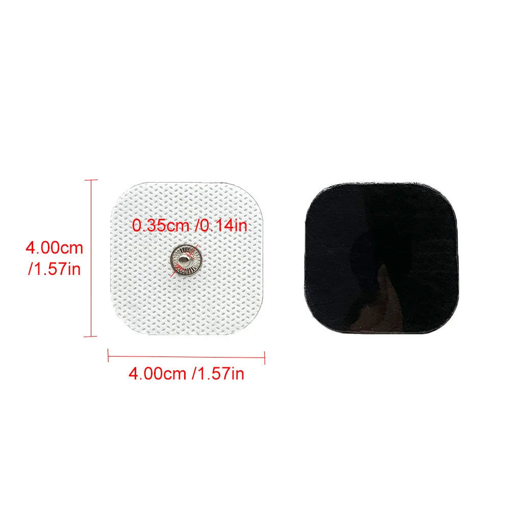 Physiotherapy Tens Electrode Pads Conductive Gel Therapeutic Pulse Pressure Electrical Compex Muscle Stimulator Massage Patches