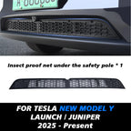 Tesla New Model Y 2025 (Juniper) Lower Bumper Anti-Insect Net | Dust Proof Inner Vent Grille Cover