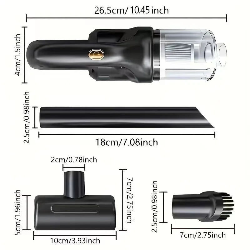 Wireless Automobile Vacuum Cleaner Wet Dry Dual-Use Handheld Electric Mini appliance Cleaner For Car home Vacuum Cleaner