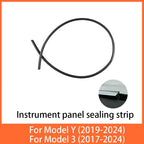 Door Seal Soundproof Kit For  Tesla Model 3 Y  2017-2025 Rubber Weather Draft Seal Strip Wind Noise Kit Front Trunk Cover Strip
