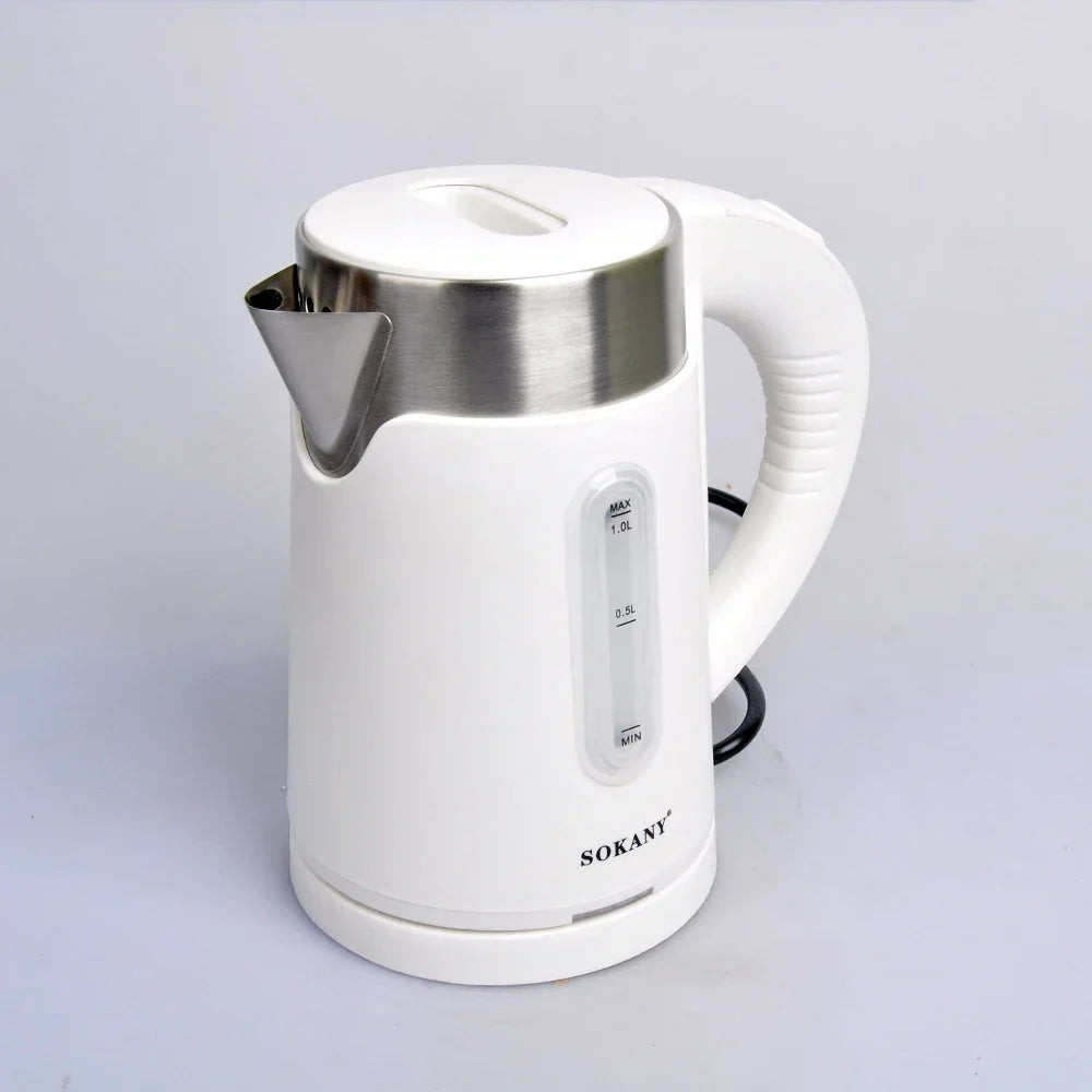 Houselin Electric Kettle,Tea Kettle for Hot Water, Coffee & Tea, With Auto Shut-Off, Boil Dry Protection,Stainless Steel,1-Liter